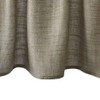 Valea Home Burlap Natural Tan Valance Rod Pocket Window Curtain