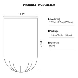 4 Gallon/60pcs Small Garbage Bags,Strong Trash Bags,Small Trash Bags for Office Home Bedroom,Trash can Liner,Black