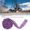 Lifting Sling Hoist Webbing 1T Polyester Rigging Strap Purple for