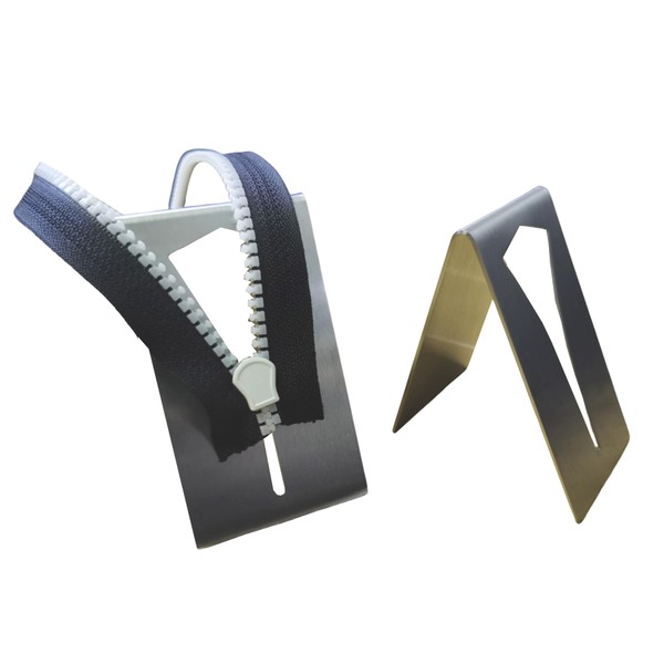 Mizeer Zipper Jig Tool, Stainess Steel Zipper Installing Tool, Easy