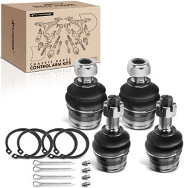 A-Premium Set of 4, Front Upper & Lower Ball Joints Kit, Compatible with Ford F-150 1980-1996, F-250 1980-1996, F-350 1980-1981, Bronco 1980-1996, Dodge Ram 2500 1994-1999