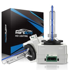 Marsauto D3S HID Bulbs, 35W Super Bright Xenon, 5000K Comfort Daylight HID Bulb(Not Halogen/Led Bulb), 5 Minutes Installation, Low/high Beam