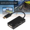 3-in-1 Adapter Displayport to HDMI/VGA/DVI Multifunction High Definition Converter Cable