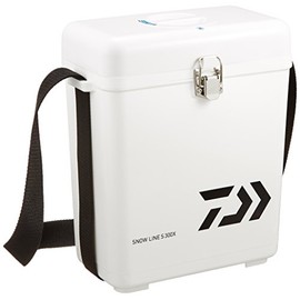 Daiwa S300X Snow Line Cooler Box, White, Fishing, Small, 7.8 gal (3 L)