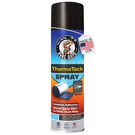HVAC Guys ThermaTack Duct Insulation Wrap Spray Adhesive | Spray Adhesive for Insulation and Duct Wrap | Insulation Sealant