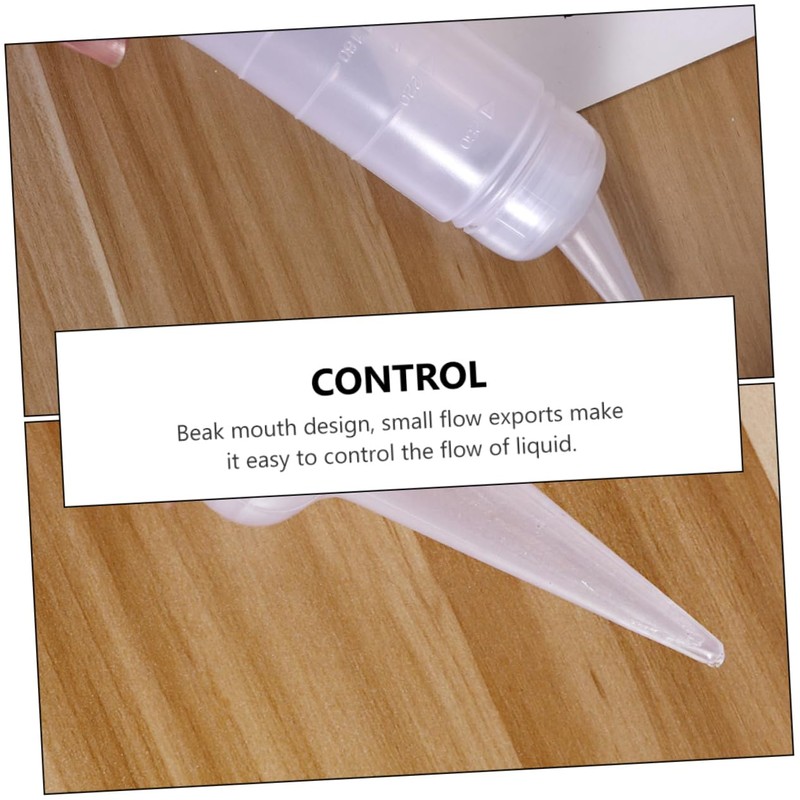 GLEAVI 6pcs Hair Dry Cleaning Bottle Hair Oil Applicator Empty