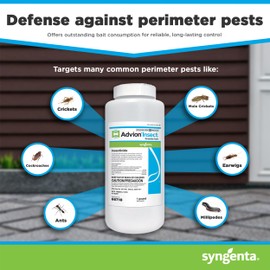 Advion Insect Granular Bait, 1-lb. Shaker Bottle, Effective Insect Granular Bait, Formulated with 0.22% Indoxacarb, Outdoor Use, for Control of Prevailing Perimeter Pests
