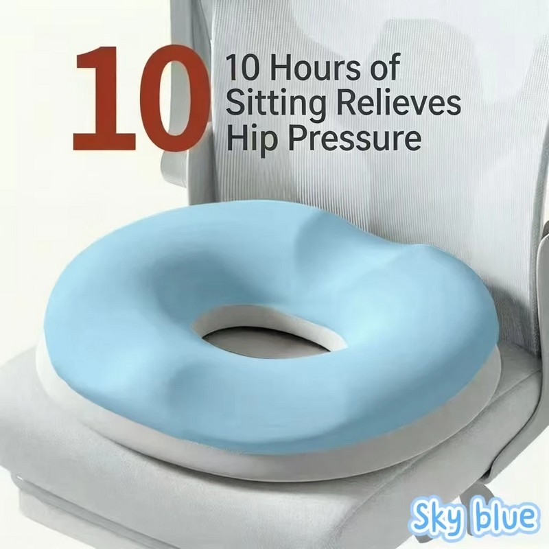 Donut Seat Cushion for Sitting Comfort – Memory Foam Tailbone
