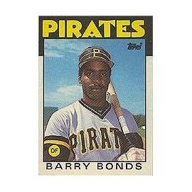 Barry Bonds 1986 Topps Traded Baseball Near Mint to Mint Rookie Card #11-T Shipped in Protective Screw Down Holder