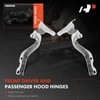 A-Premium Front Driver and Passenger Hood Hinges Compatible with Hyundai