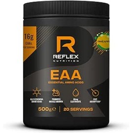 Reflex Nutrition Premium EAA | All 9 of Essential Amino Acids | Added Vitamin B6, Piperine & Magnesium | (500g) (Pineapple)