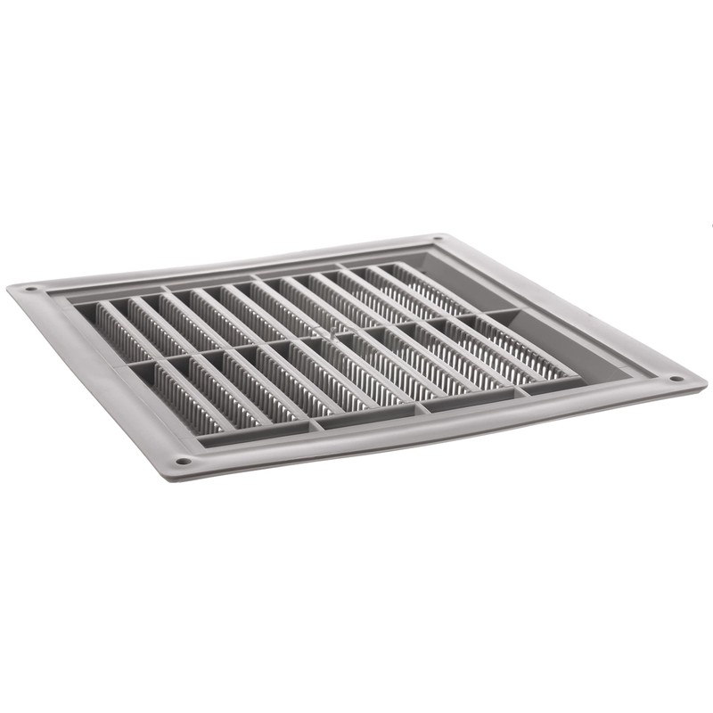 LIRAST 150x150mm / 6x6 inch Grey Plastic Ventilation Grille -