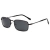 Long Keeper Polarised Square Sunglasses for Men Retro Rectangle Driving
