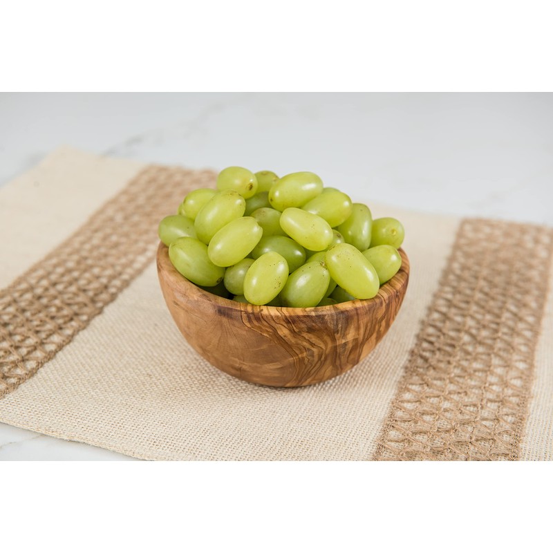 Lipper International 6011 Olive Wood Serving Bowl for Salads, Fruit,