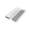 4pcs 100*25*10mm heat sink aluminum