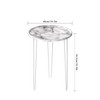 Palama Small Side Table for Living Room, Modern Home Décor