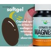 Citrato de Magnesio de 500 mg, 60 Cápsulas Softgel, Fácil