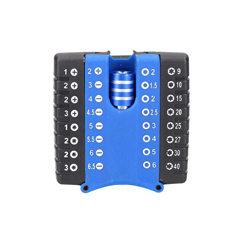 33pc Screwdriver Power Bits Slotted Hex Pozi Phillips Torx +