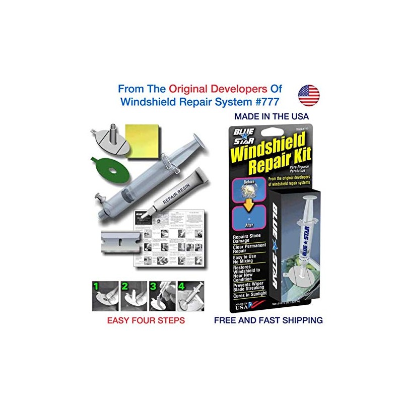 JAAGS - 3 Pack Blue-Star Fix Your Windshield Do It