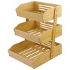 mobzio Fruit Basket for Kitchen Counter, 3 Tier Fruit Stand,