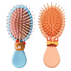 2 pieces air cushion hair comb, massage comb, cute hair comb, portable comb, hair styling tool.