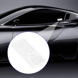 SG Store 10Pcs Car Window Reverse Warning Stickers Safety Sign 135x55 mm 65x30 mm CCTV Video Camera Recording Stickers