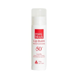 Maxiblock Moisturising Lip Balm SPF 50+ Vanilla 10g