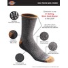 Dickies Men's Dri-tech Moisture Control 6-Pack Comfort Length Crew Socks,
