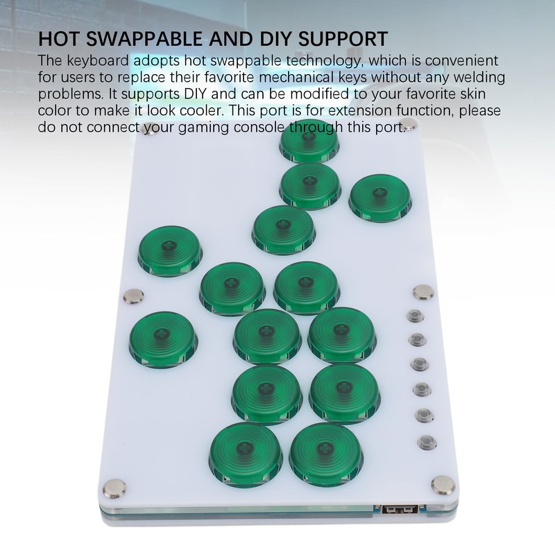 All Button Arcade Controller Arcade Fighting Stick 14 Keys All