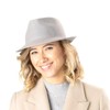 Lipodo Trilby Hat Made of Wool Felt Women/Men - Felt