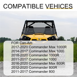 2Pcs Rear Tailgate Cargo Box Handle for Can-Am Commander 800 800R 1000 1000R 2011-2020 708300398