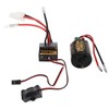 RC Brushed Motor ESC Kit External Carbon Brush Waterproof 540