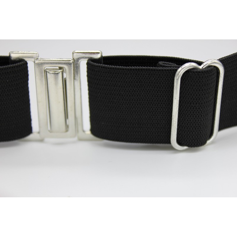 Miaomiao Cummerbund Bow Tie, Square, Set of 3, Black, Gentleman,