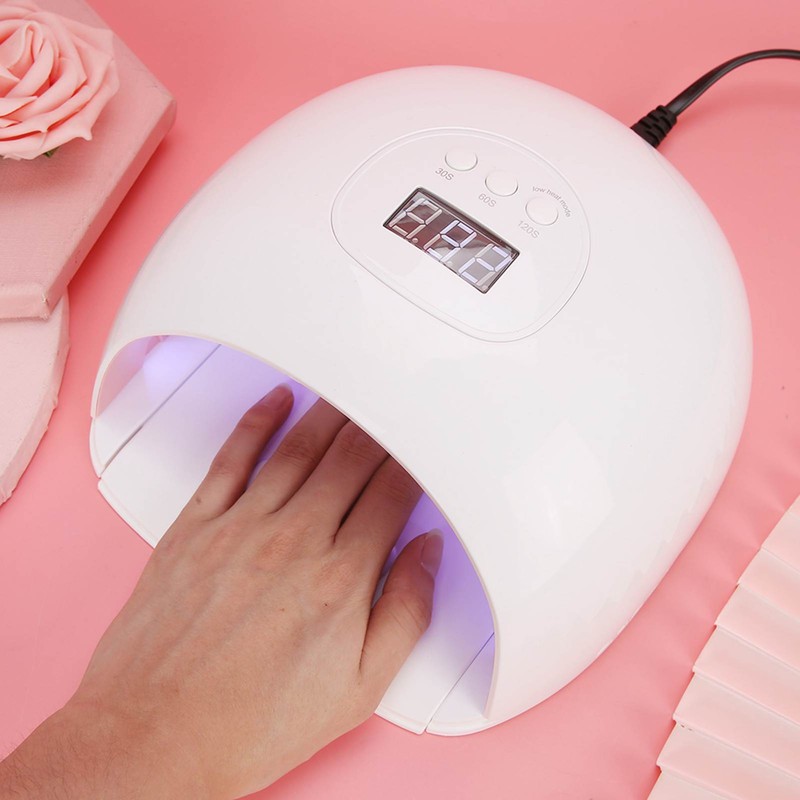 72W Professional Nail Dryer Gel Polish UV LED Light Manicure