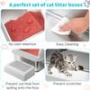 2PACK XXL Stainless Steel Litter Box with Lid, Extra High