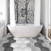 Sanpyl Decorative Sticker Hexagonal Floor Sticker PVC Sticker Pack of