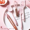 Collfa Rose Gold and Pink Kitchen Utensil Small Five-Piece Set