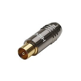 Premium Male Coaxial Connector. HiCon Gold Plated TV / Aerial / Video Signal Plug. HI-ANCM01