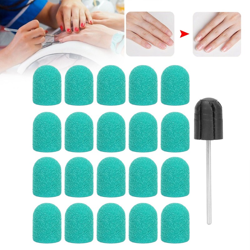 Nail Sanding Band Drill Bit Nail Art Polishing Sanding Cap