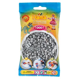 Hama Beads - Grey (1000 Midi Beads)