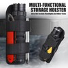 ULTRAFIRE Tactical Flashlight Holster Pouch,360 Degree Adjustable Police Duty Belt