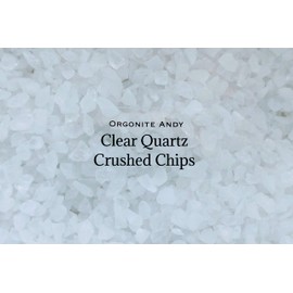 Crushed Clear Quartz Chips - Large Granules - Crystal Rock - 100% Natural Brazilian Stone - Healing Gemstone - Crafts & Orgonite Supply - 1 Lb