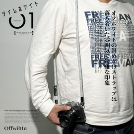 APEGG Camera Strap, Extra Thick, 0.4 inches (10 mm), Stylish, Ring-type, Neck Strap, Cross-body Strap, Durable, Drop Prevention, Camera, Smartphone Strap, Gift, Unisex, Length 47.2 inches (120 cm),