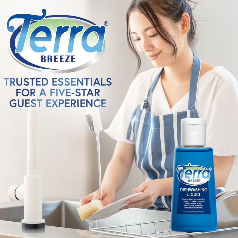 Terra Breeze Tiny Dish Soap Detergent | For Use in