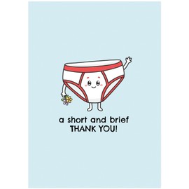 BYANIKA A6 Thank You Cards Gratitude Thanks Appreciation Card For Him Her Best Friend Colleague For Helping Me Your Help Support Cute Pun