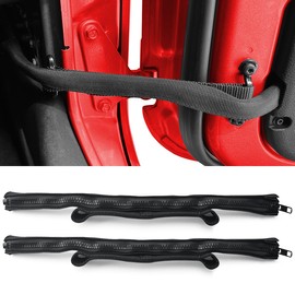 ROMASO Door Strap for Jeep,Door Limiting Strap,Heavy Duty Door Check Strap for Jeep Wrangler JK JKU 2007-2018