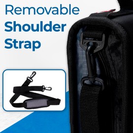 Case-it Universal Zipper Binder | 2-Inch O-Rings, 13-Inch Laptop/Tablet Padded Pocket, 400 Sheet Capacity, Multiple Storage Pockets & Shoulder Strap | School & Office Organizer | LT-007 Spearmint