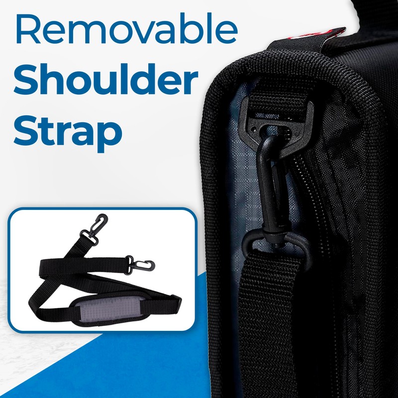 Case-it Universal Zipper Binder | 2-Inch O-Rings, 13-Inch Laptop/Tablet Padded