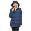 Sebby S.E.B Quilted Jacket for Women- Dark Navy Large