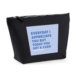 Hippowarehouse Fathers Day i Appreciate Everything You do Printed Make up Cosmetic wash Bag 18x19x9cm